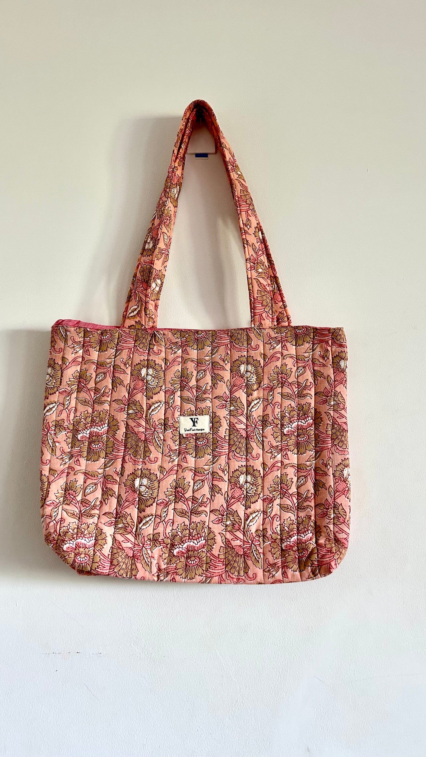 Tote Bag Quilted - Red wine