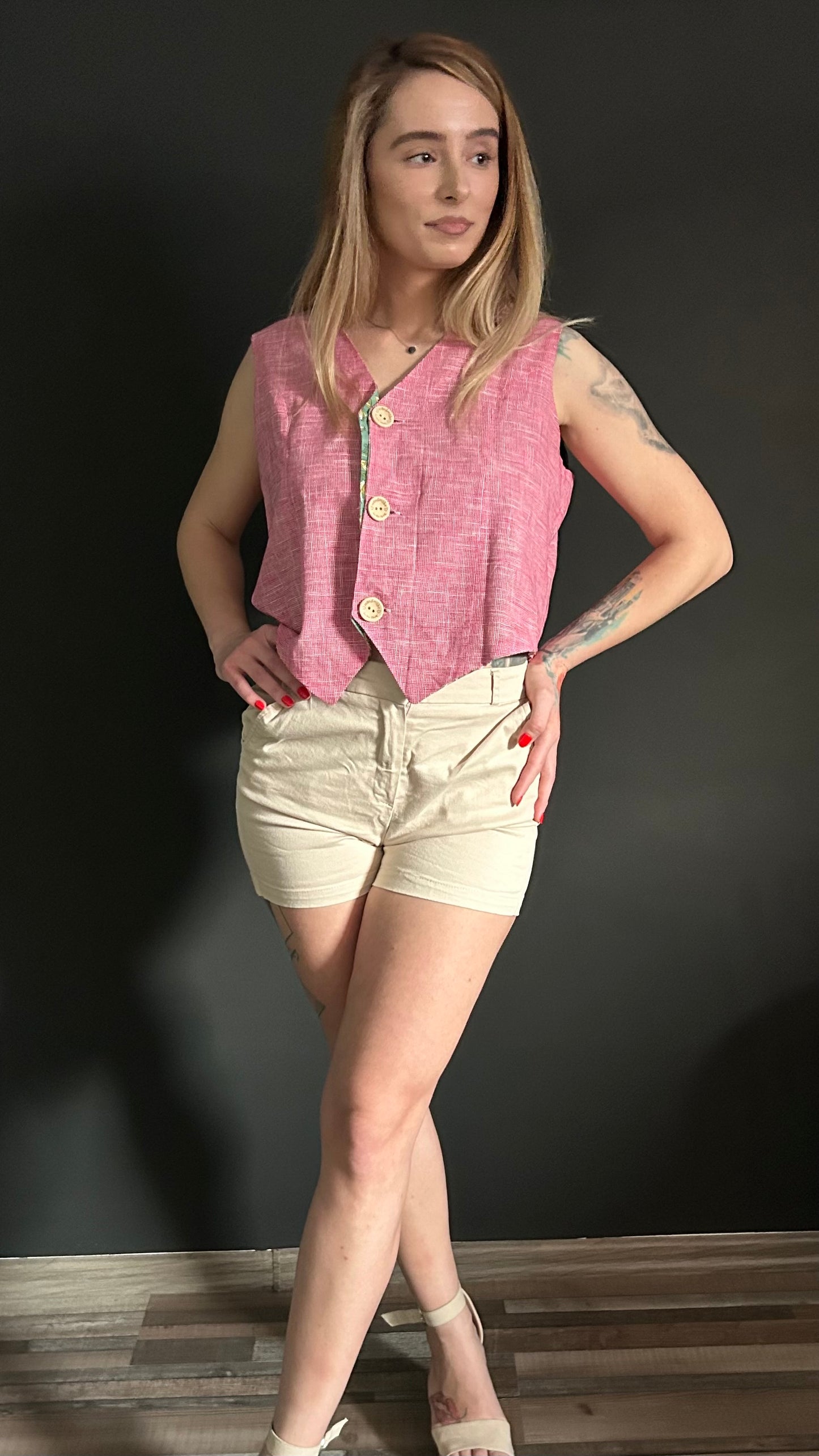 Reversible Vest - Rosanne Green