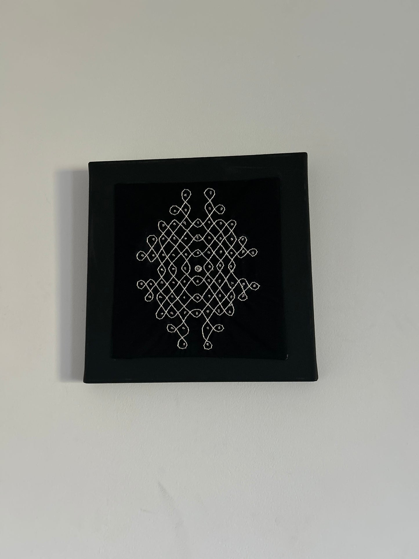 Kolam Decor - Hand Embroidered