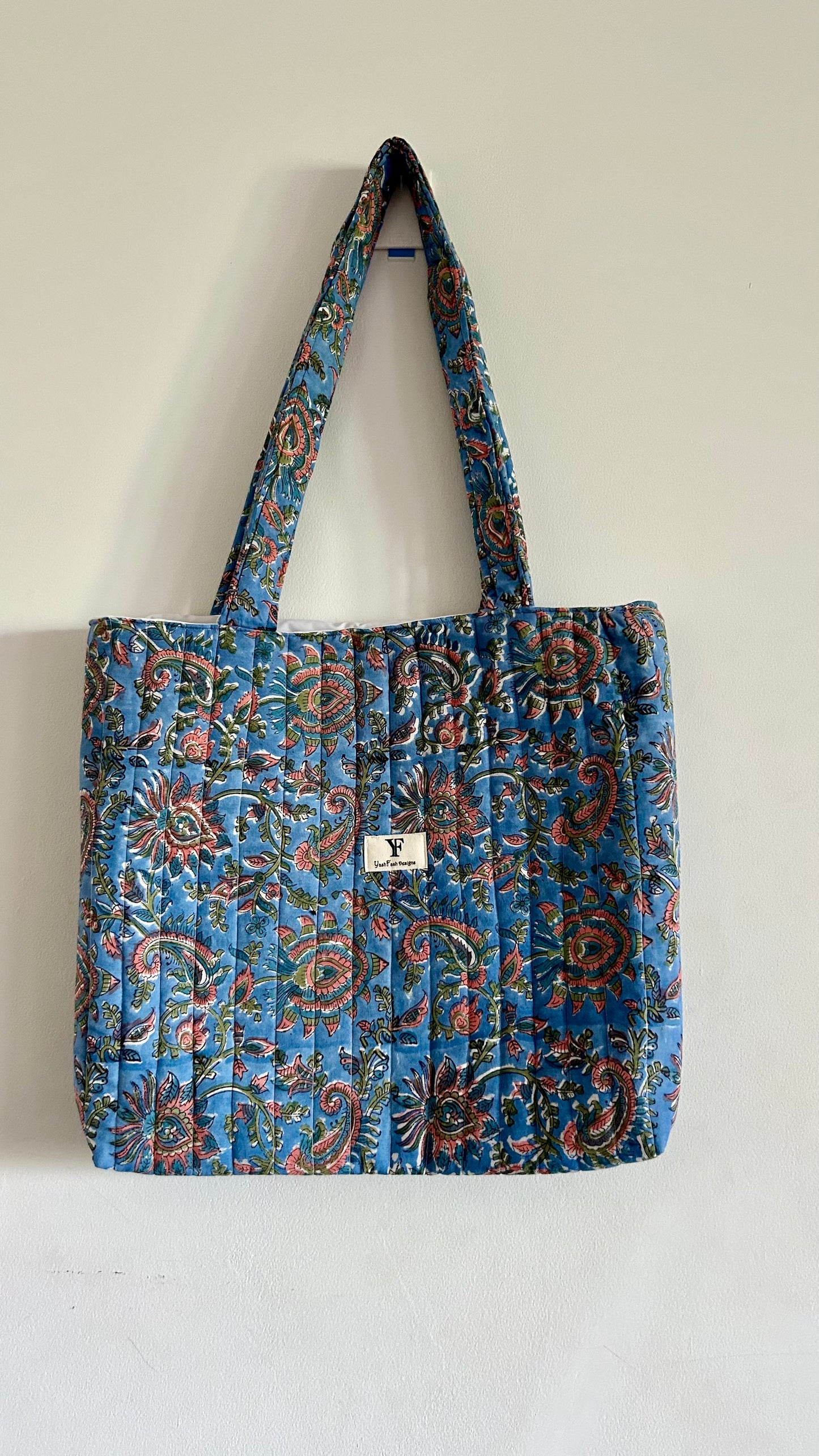 Tote Bag Quilted - Red wine