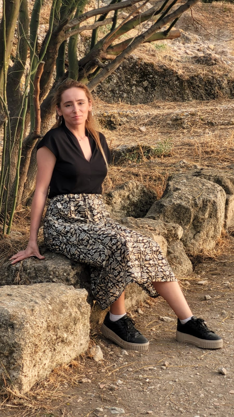 Midi Slit Skirt