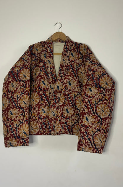 Bomber style jacket - Earthy Red