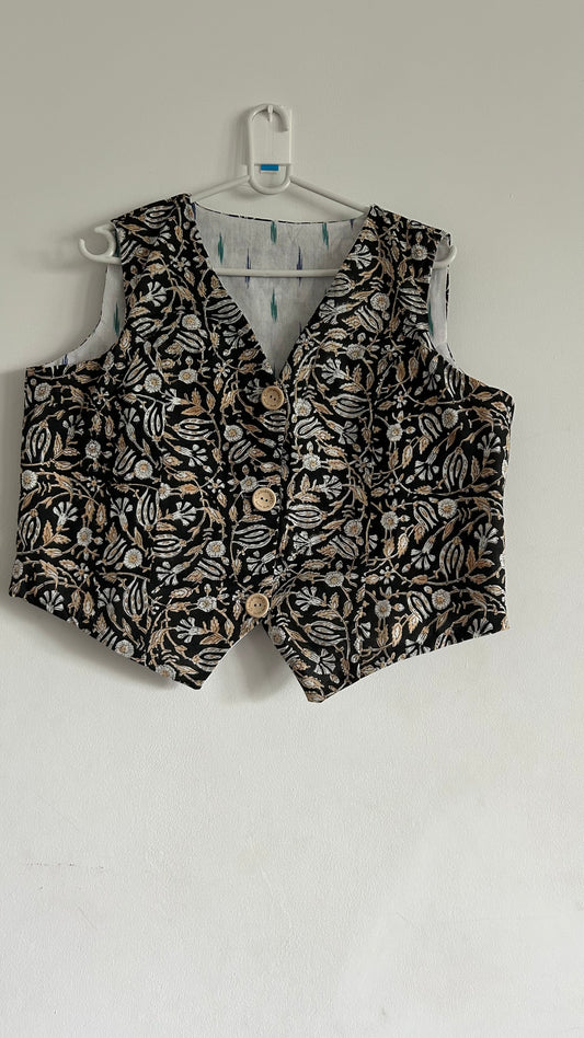 Reversible Vest - Black Hollymock