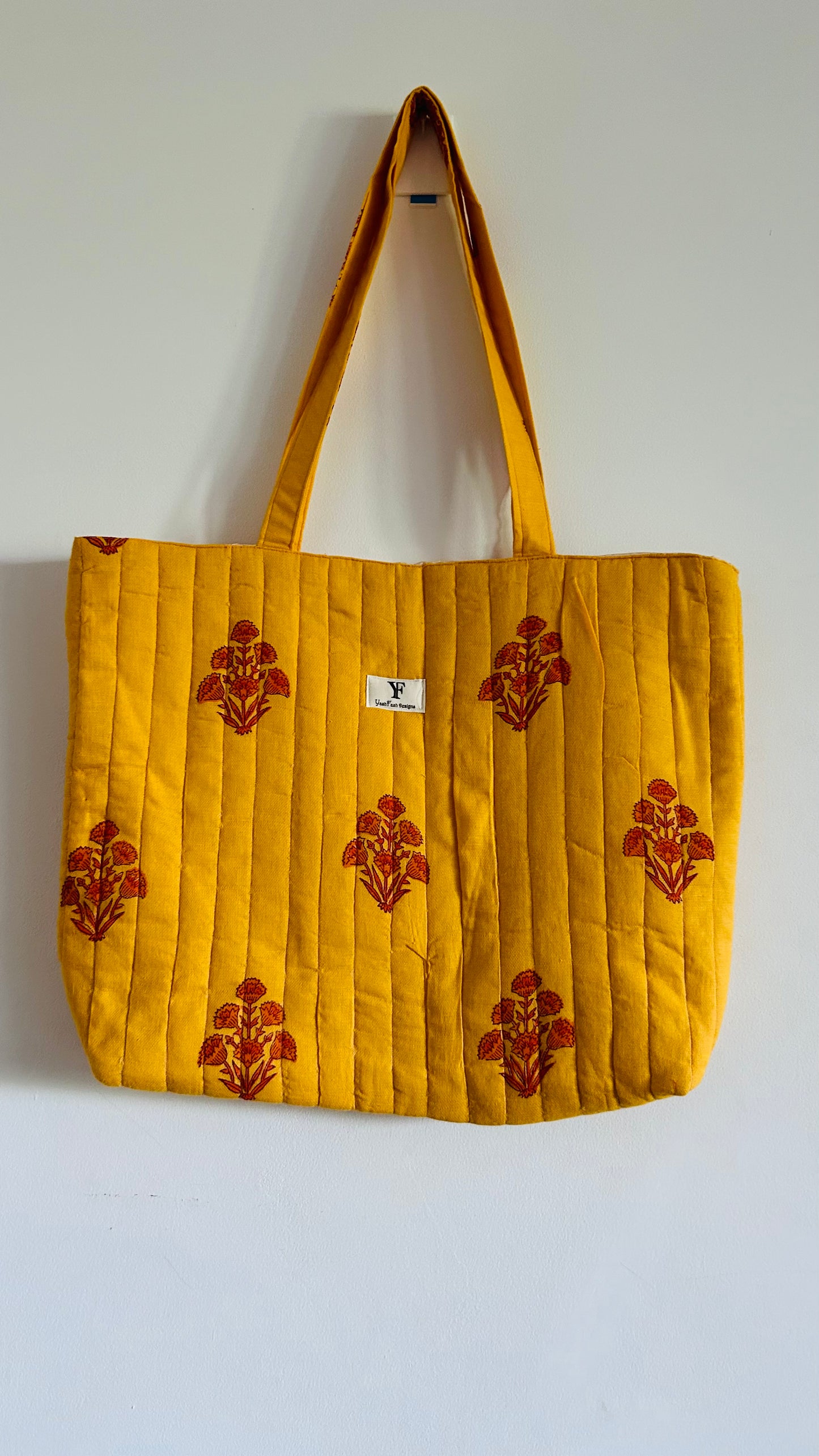 Tote Bag Quilted - Red wine