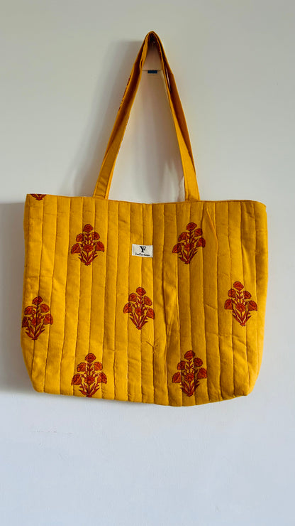 Tote Bag Quilted - Red wine