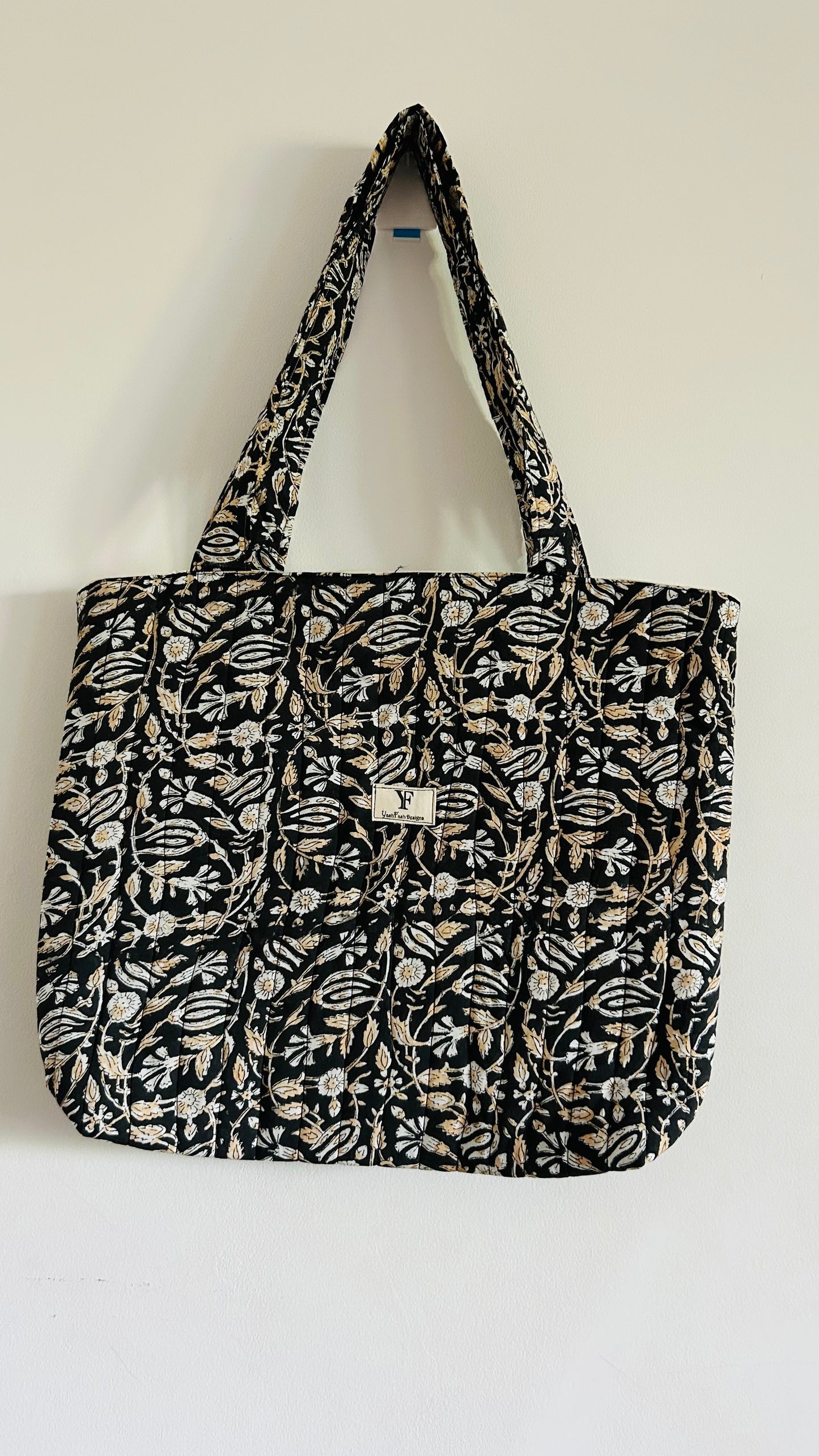 Tote Bag Quilted - Red wine